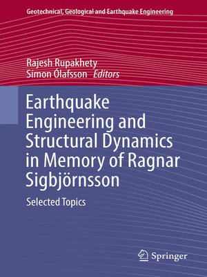 cover image of Earthquake Engineering and Structural Dynamics in Memory of Ragnar Sigbjörnsson